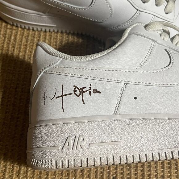 NIKE Travis Scott x Air Force 1 Utopia - Size 9.5 Mens - Picture 6 of 11